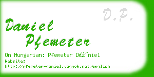 daniel pfemeter business card